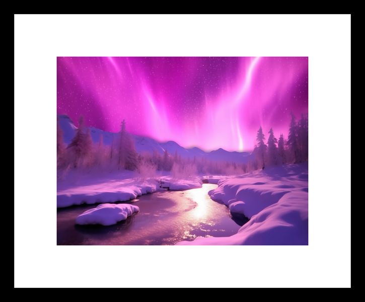 Plakat 20x15cm Aurora Nad Niebiem zdjęcie 3