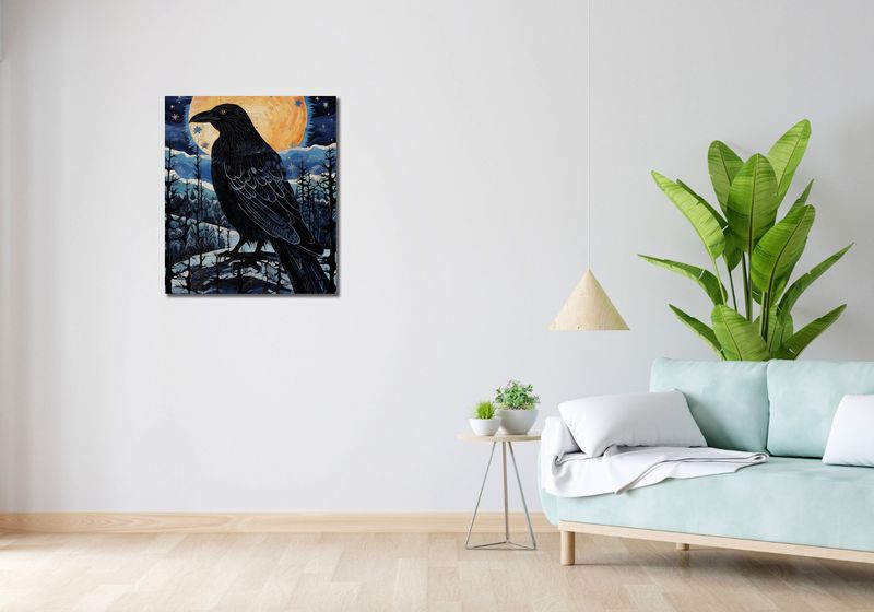 Obraz 60x70cm Kruczy Mąciciel zdjęcie 2