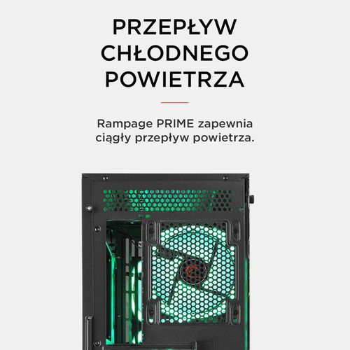 Obudowa Rampage Prime Mesh ARGB Black na Arena.pl