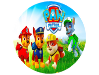 Opłatek na tort Psi Patrol