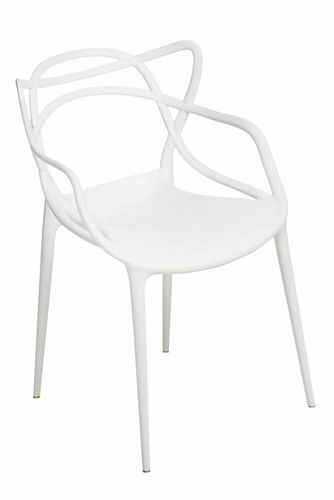 Krzesło Lexi białe insp. Master chair na Arena.pl