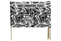 PARAWAN PLAŻOWY Abstrakcja z indywidualnym  napisem 8 PANELI 1.8