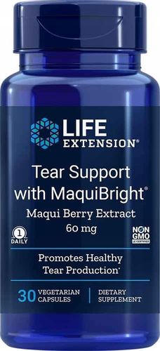 Life Extension Tear Support with MaquiBright (Ekstrakt z Jagód Maqui) 60mg, na Arena.pl