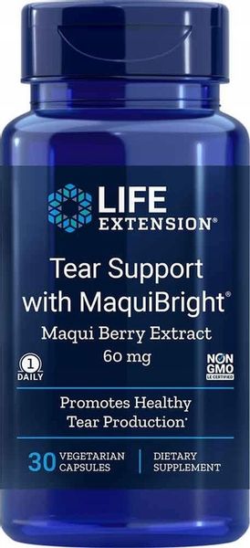 Life Extension Tear Support with MaquiBright (Ekstrakt z Jagód Maqui) 60mg, zdjęcie 2