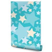 Tapeta Do Pokoju Dziecięcego GWIAZDY Modny Wzór