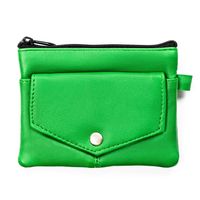 skórzane etui na klucze w ciemno zielonym kolorze