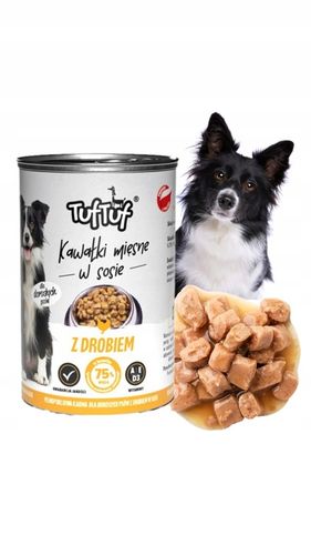 MOKRA KARMA DLA PSA 75% MIĘSA MIX 24x415g. 9,96 kg W SOSIE TUF TUF na Arena.pl