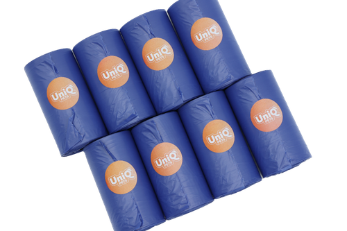 UNIQ PETS woreczki na psie odchody o zapachu morskiej bryzy 8x20sztuk na Arena.pl