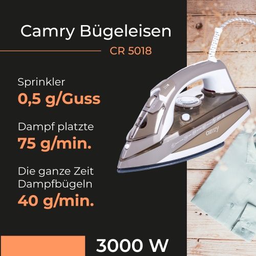 CR 5018 Żelazko 3000 W zdjęcie 13