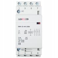 STYCZNIK MODUŁOWY 25-40 230V 25A 2P 4Z 3-FAZ
