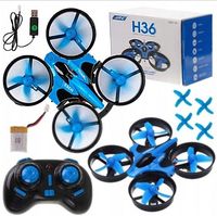 Mini Dron RC JJRC H36 mini 2.4GHz 4CH niebieski PREZNET DLA DZIECKA !