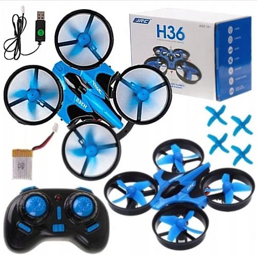 Mini Dron RC JJRC H36 mini 2.4GHz 4CH niebieski PREZNET DLA DZIECKA ! na Arena.pl