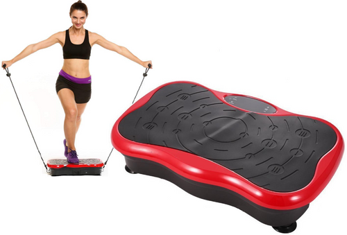 PLATFORMA WIBRACYJNA VIBRO SLIM SHAPER MASAŻER CZERWONY na Arena.pl