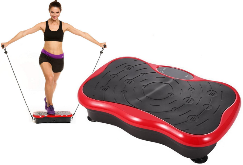 PLATFORMA WIBRACYJNA VIBRO SLIM SHAPER MASAŻER CZERWONY zdjęcie 2