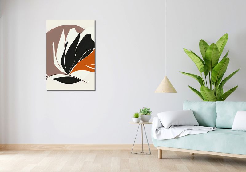 Obraz 60x90cm Elegancja Roślinna zdjęcie 2