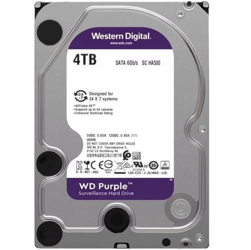 Dysk twardy Western Digital WD Purple WD43PURZ 4TB SATA 3,5" na Arena.pl