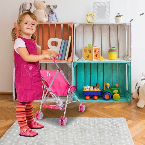 WÓZEK DLA LALEK SPACERÓWKA PARASOLKA JEDNOROŻEC LEKKI SKŁADANY SPACEROWY na Arena.pl