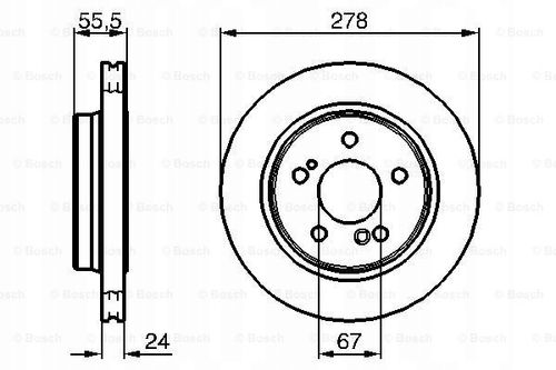 TARCZA HAM TYL 278X24 V BOSCH na Arena.pl