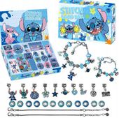 KALENDARZ ADWENTOWY KORALIKI LILO STITCH ZESTAW DO ROBIENIA BRANSOLETEK