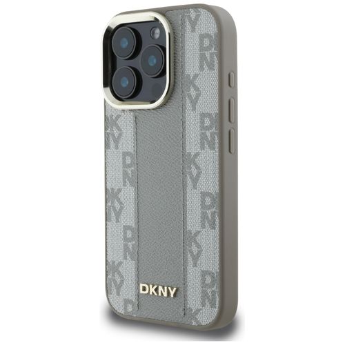 etui dkny checkered pattern magsafe do   iphone 16 pro max beżowy na Arena.pl