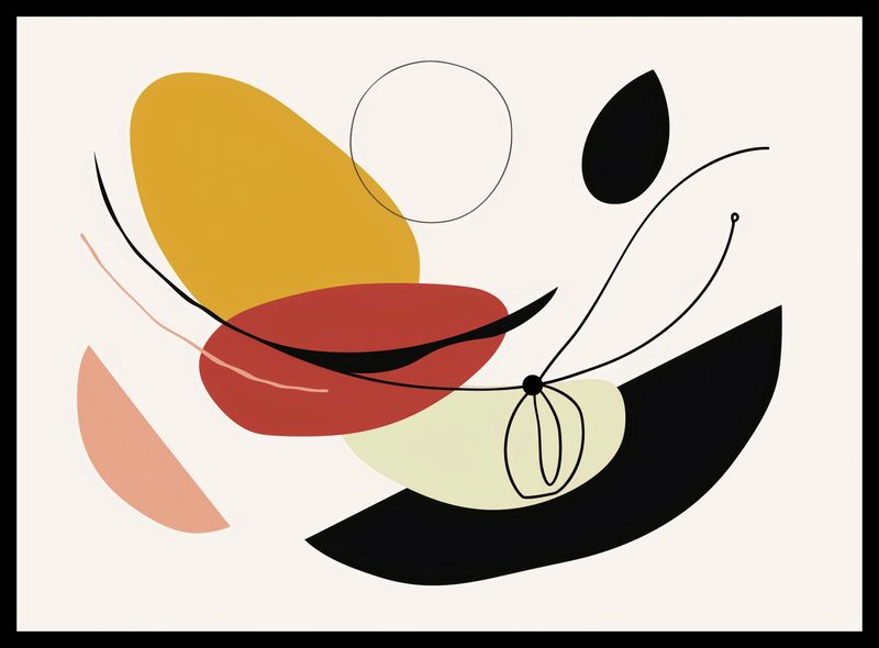 Plakat 55x40cm Geometryczna Krzywizna zdjęcie 2