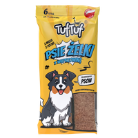 PRZYSMAKI DLA PSA TufTuf PSIE ŻELKI PASKI Z WIEPRZOWINĄ 6szt.