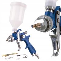 2X PISTOLET LAKIERNICZY HVLP 2,5mm górny zbiornik 600ml Akcesoria