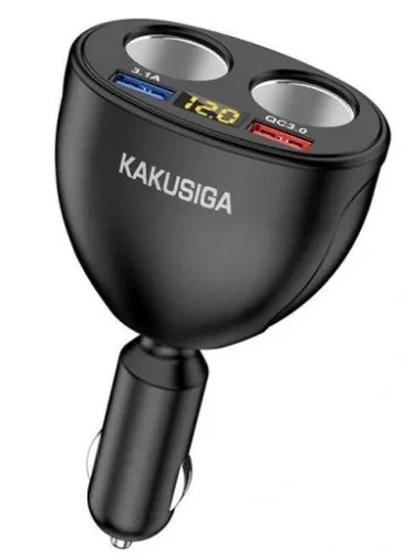 KAKU ROZDZIELACZ ROZGAŁĘŹNIK ZAPALNICZKI 2xUSB QC na Arena.pl