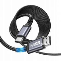 Kabel USB C na HDMI 2M 4K, adapter przenośny przewód