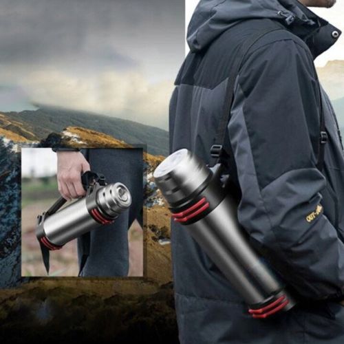 DUŻY TERMOS TURYSTYCZNY 2,6L KUBEK TERMICZNY STAL na Arena.pl