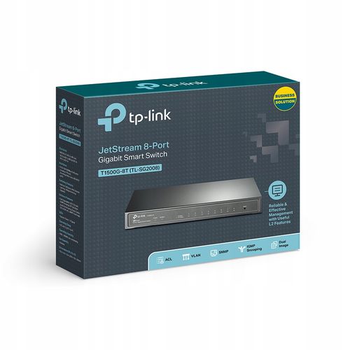 Switch TP-Link SG2008P 8x 10/100/1000 Mb/s 4x PoE+ na Arena.pl