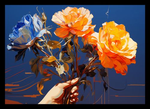 Plakat 29,7x21cm Żywy Uścisk na Arena.pl