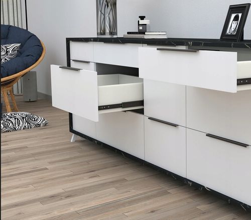 Prowadnica kulkowa SEVROLL do szuflad pełny wysuw 500 mm cichy domyk na Arena.pl