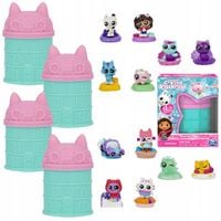 ZESTAW 4 PACK KOCI DOMEK GABI FIGURKA NIESPODZIANKA W KAPSULE + AKCESORIA