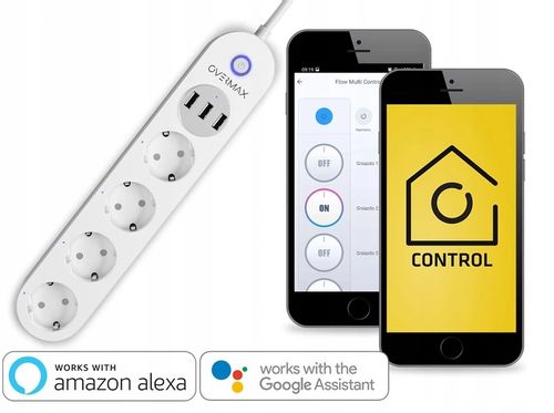 Listwa Zasilająca Overmax Smart Plug Wifi 3Xusb na Arena.pl