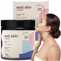 Kolagen rybi proszek do picia skóra włosy paznokcie stawy WITAMINY Mel Skin