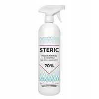 Steric 1000ml biobójczy 70% alkoholu PŁYN DO DEZYNFEKCJI POWIERZCHNI RĄK