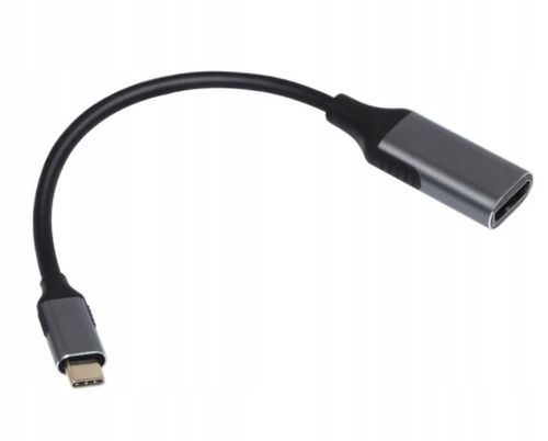Kabel USB-C DisplayPort 1.2 Żeński Adapter 4K 60HZ Full HD Przewód MHL 1m na Arena.pl