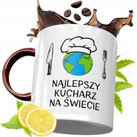 Kubek Bordowy Dla Kucharza Na Urodziny Prezent Z Nadrukiem Ze Zdjęciem