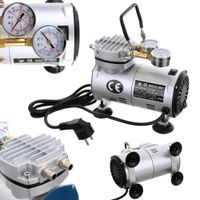 2w1 kompresor do aerografu pompa próżniowa podciśnieniowa -600mmhg as20w