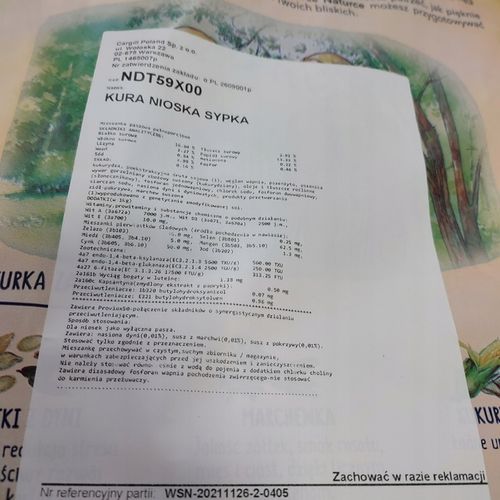 Kurka Naturka Nioska Sypka pasza dla kur 25kg na Arena.pl