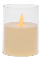 ŚWIECA LED Na Baterie 10cm Wkład Do ZNICZA Efekt PŁOMIENIA Świeczka 2038