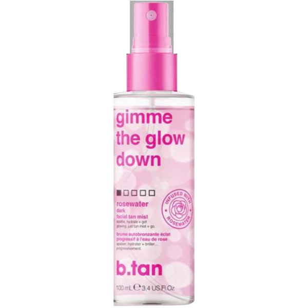 b.tan Gimme The Glow Down Ciemna Mgiełka Samoopalająca Do Twarzy 100ml zdjęcie 1