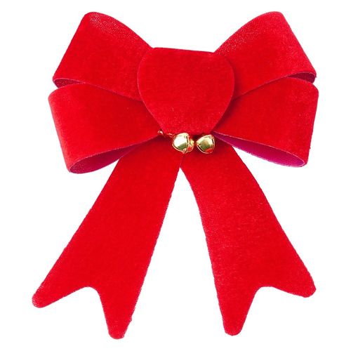 2x Kokarda Świąteczna Kokardka Dekoracyjna Ozdobna na Choinkę Prezenty na Arena.pl