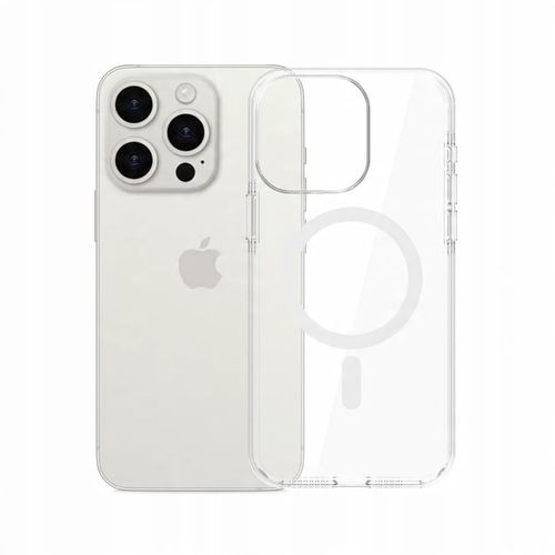 Nieżółknące etui MagSafe na tył do iPhone 15 Pro Max 3mk EverClear Mag Case na Arena.pl