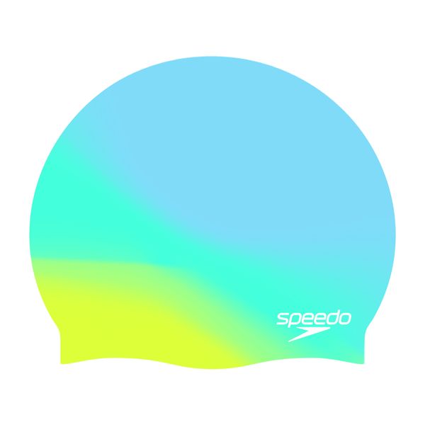 SPEEDO CZEPEK JUNIOR MULTI COLOUR SILC CAP BLUE 8-002367002 zdjęcie 1