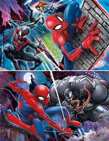 Clementoni - Puzzle Spider Man 2x60 elementów 07137 na Arena.pl