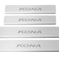 Listwa progowa HYUNDAI KONA Stal nierdzewna 304 mat 4szt