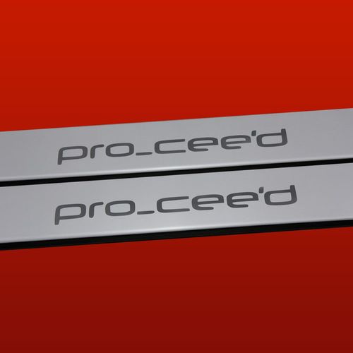 Listwa progowa KIA PROCEED Stal nierdzewna 304 połysk 2szt na Arena.pl