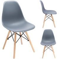 Krzesło EVA 2 szare (ikeabox) (nowy kod)